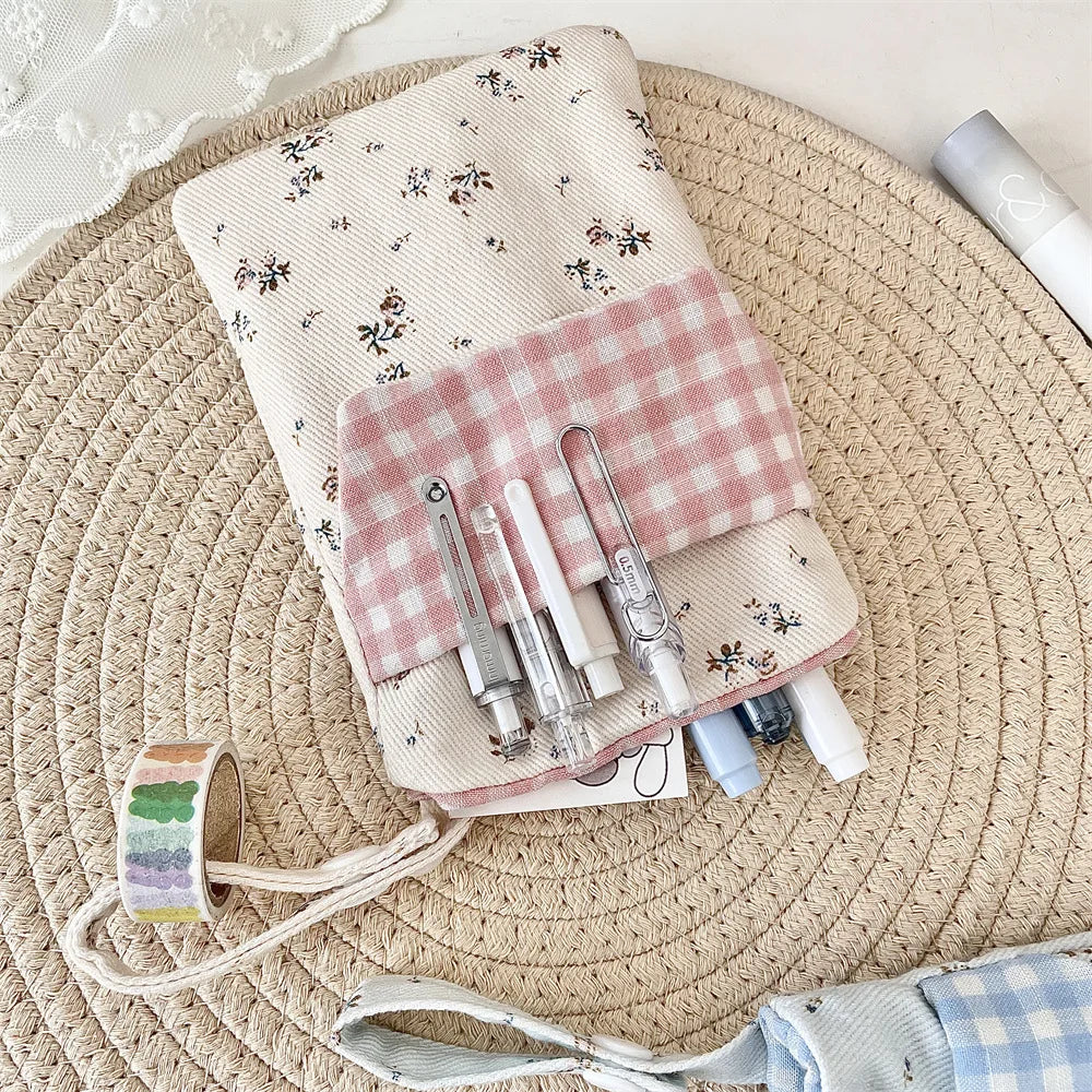 Pencil Case Wallet included Cute Pen Holder Pouch Makeup Cosmetics Bag for Office Women